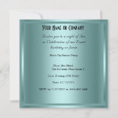 Uitnodiging voor Black Stropdas (Voorkant)