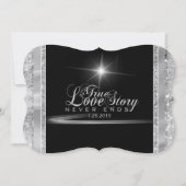 Uitnodiging voor Black Stropdas Diamond (Voorkant)