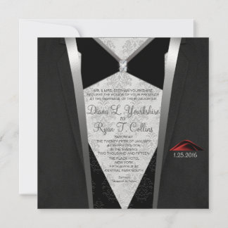 Uitnodiging voor Black Stropdas Diamond