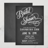 Uitnodiging voor Blackboard Bridal (Voorkant / Achterkant)