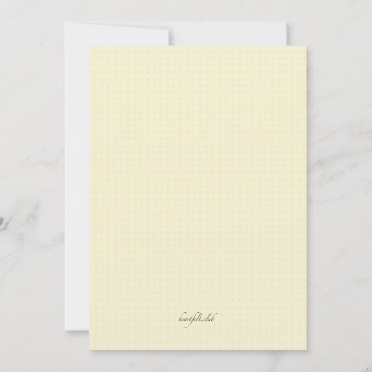 Uitnodiging voor blauwe accenten (Achterkant)