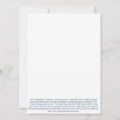 Uitnodiging voor blauwe en groene zwembroeken (Achterkant)