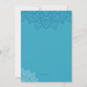 Uitnodiging voor Blauwe Holi (Achterkant)