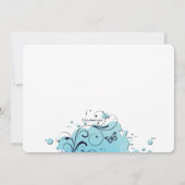 uitnodiging voor blauwe horizon (Achterkant)