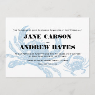 Uitnodiging voor blauwe krab