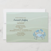 Uitnodiging voor blauwe krab (Voorkant)