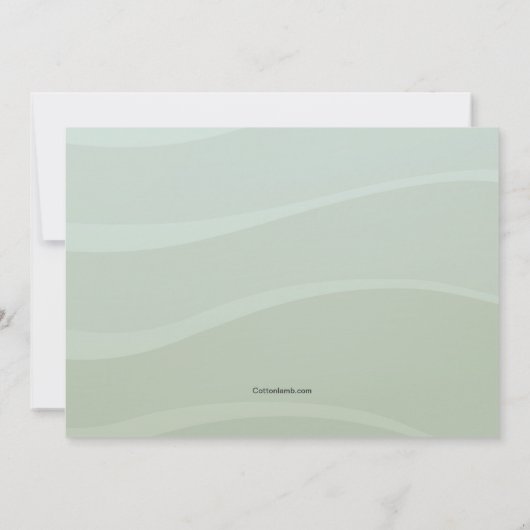 Uitnodiging voor blauwe krab (Achterkant)