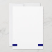 Uitnodiging voor blauwe wijnfles (Achterkant)