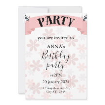 uitnodiging voor bloemen