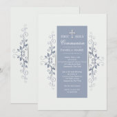 uitnodiging voor bloemenbeugels (Voorkant / Achterkant)