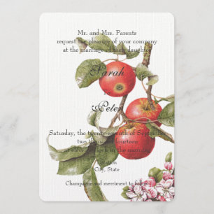 uitnodiging voor bloesems Apple