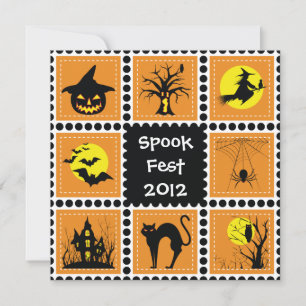 Uitnodiging voor blokkering door Halloween