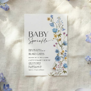 Uitnodiging voor Blue Baby Sprinkle 