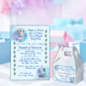 Uitnodiging voor Blueberry en Gnomes Baby Shower
