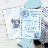 Uitnodiging voor Blueberry en Gnomes Baby Shower