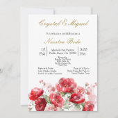 Uitnodiging voor Boda con Ramo (Voorkant)