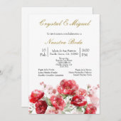 Uitnodiging voor Boda con Ramo (Voorkant / Achterkant)