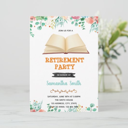 Uitnodiging voor boeking (Staand voorkant)