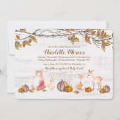 Uitnodiging voor Boerderijdieren in het Bos (Voorkant)