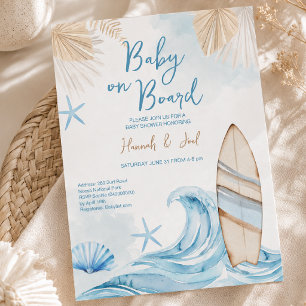 Uitnodiging voor Boho Baby Shower voor Jongen met
