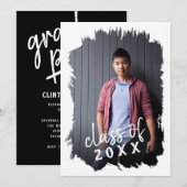 Uitnodiging voor Bolly Borhed Photo Afstudeerder P (Voorkant / Achterkant)