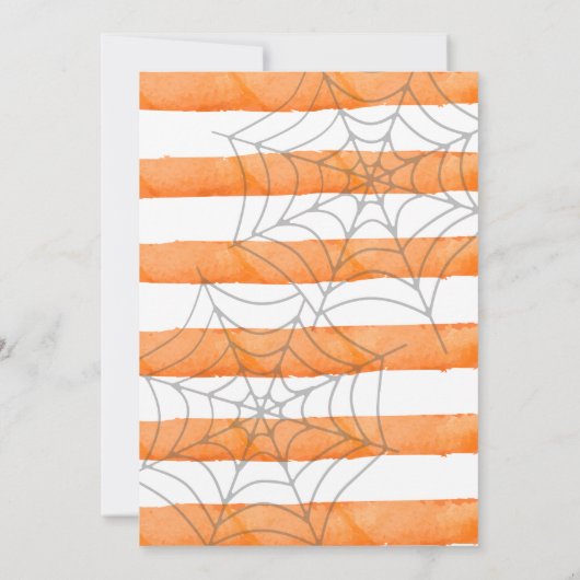 Uitnodiging voor Boo Bash, Halloween uitnodiging (Achterkant)