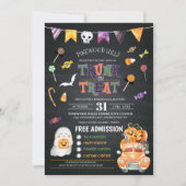 Uitnodiging voor boomstammen of behandelen van hal (Voorkant)