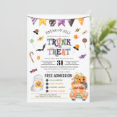 Uitnodiging voor boomstammen of behandelen van hal (Staand voorkant)