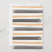 Uitnodiging voor boomstammen van Halloween (Achterkant)