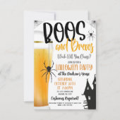 Uitnodiging voor Boos en Brews (Voorkant)