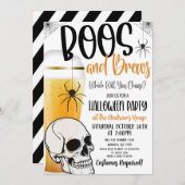 Uitnodiging voor Boos en Brews (Voorkant / Achterkant)