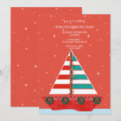 Uitnodiging voor bootparade (Voorkant / Achterkant)