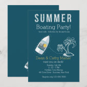 Uitnodiging voor boottochten (Voorkant / Achterkant)