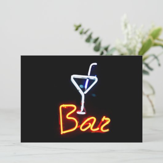 Uitnodiging voor borden (Staand voorkant)