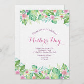 Uitnodiging voor Borders in Bloom (Voorkant / Achterkant)