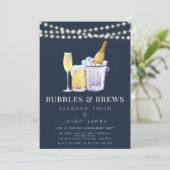 Uitnodiging voor borrel- en drankfeest ter gelegen (Staand voorkant)