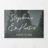 Uitnodiging voor bosbruiloft (Cover)