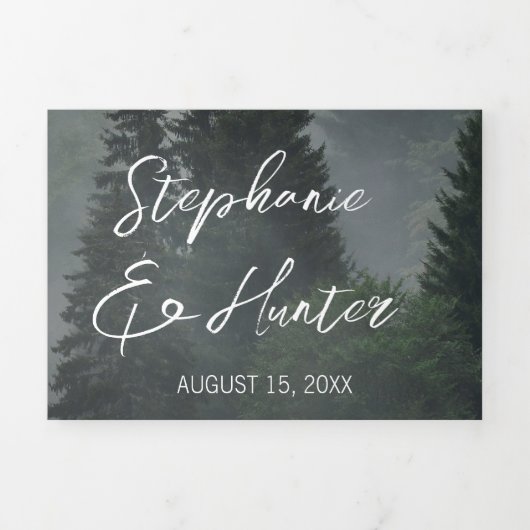 Uitnodiging voor bosbruiloft (Cover)