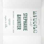 Uitnodiging voor bosbruiloft (Binnenkant midden)