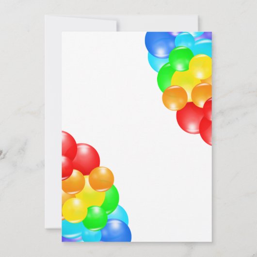 Uitnodiging voor Bounce House-verjaardag (Achterkant)