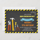 Uitnodiging voor bouwfeest (Voorkant)