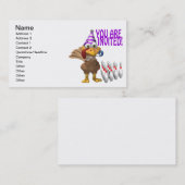 Uitnodiging voor Bowling Party (Voorkant / Achterkant)