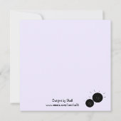 Uitnodiging voor Bowling Party (Achterkant)