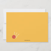 Uitnodiging voor Bowling Party (Achterkant)