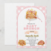 Uitnodiging voor Bows Brunch Feestje (Voorkant / Achterkant)