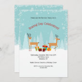 Uitnodiging voor Boxing Day Party (Voorkant / Achterkant)