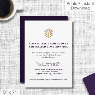 Uitnodiging voor branded networking event