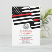 Uitnodiging voor brandweeruitrusting (Staand voorkant)