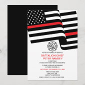 Uitnodiging voor brandweeruitrusting (Voorkant / Achterkant)