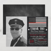 Uitnodiging voor brandweeruitrusting (Voorkant / Achterkant)